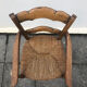 Rattan children's high chair