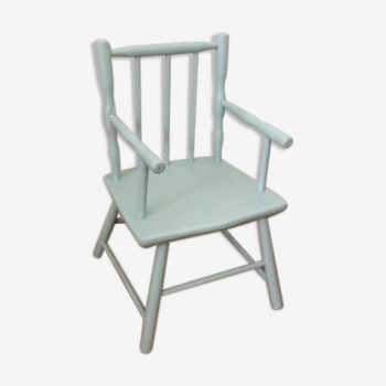 Blue-grey child armchair