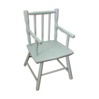 Fauteuil d'enfant bleu gris