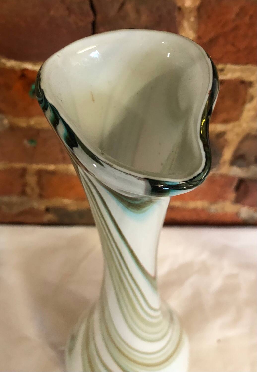 Blown glass vase 1970