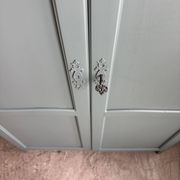 Vintage grey-green wardrobe (renovated)