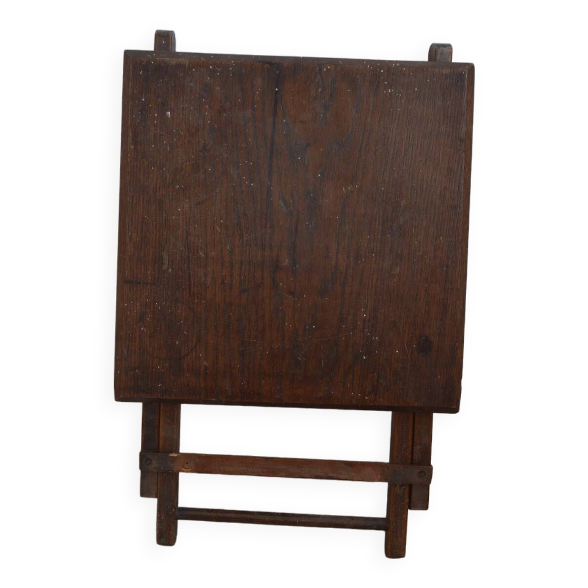 Folding wooden stool