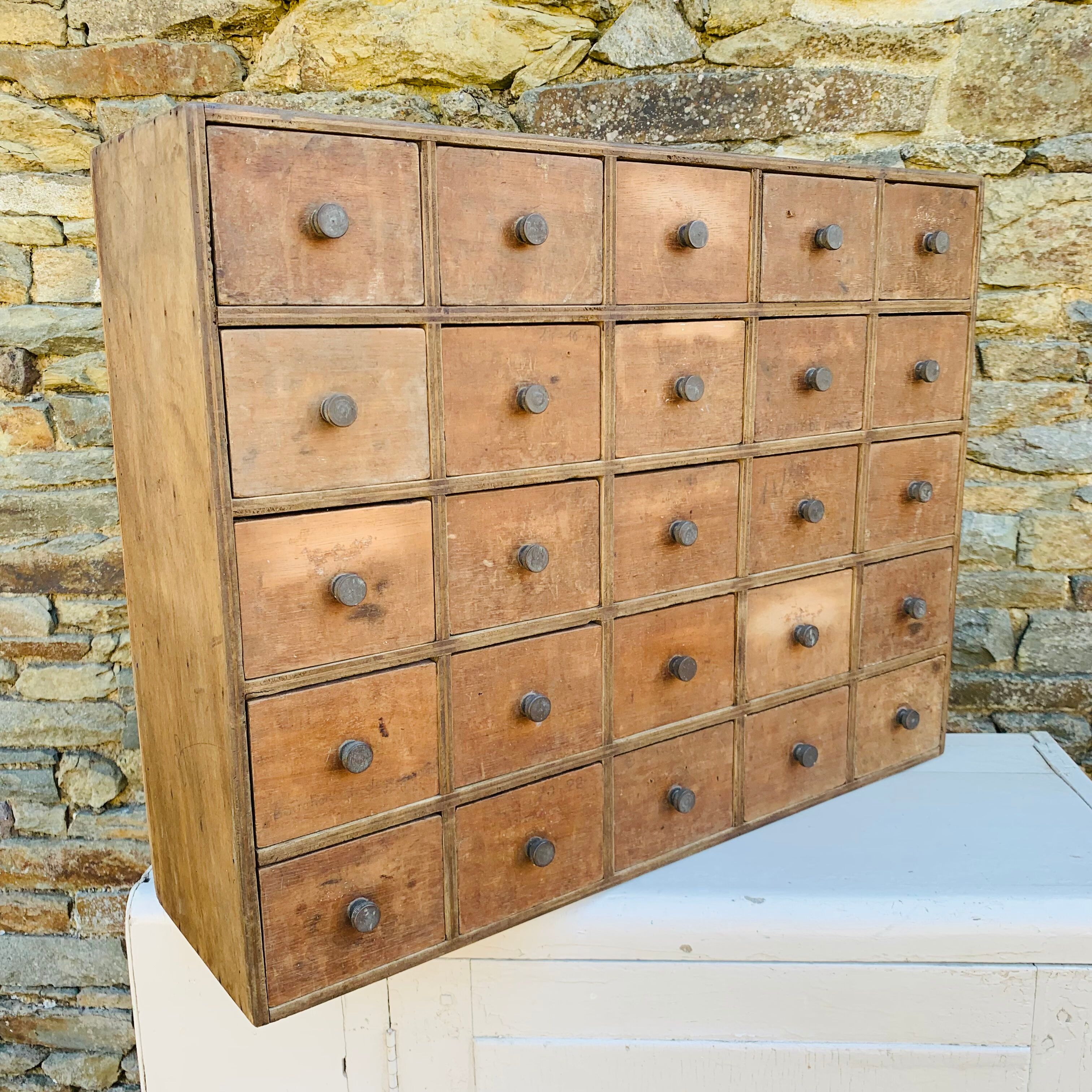 Hardware cabinet 25 drawers
