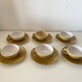 6 tasses à thé André Freymond