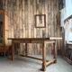 Vintage oak farmhouse table (renovated)