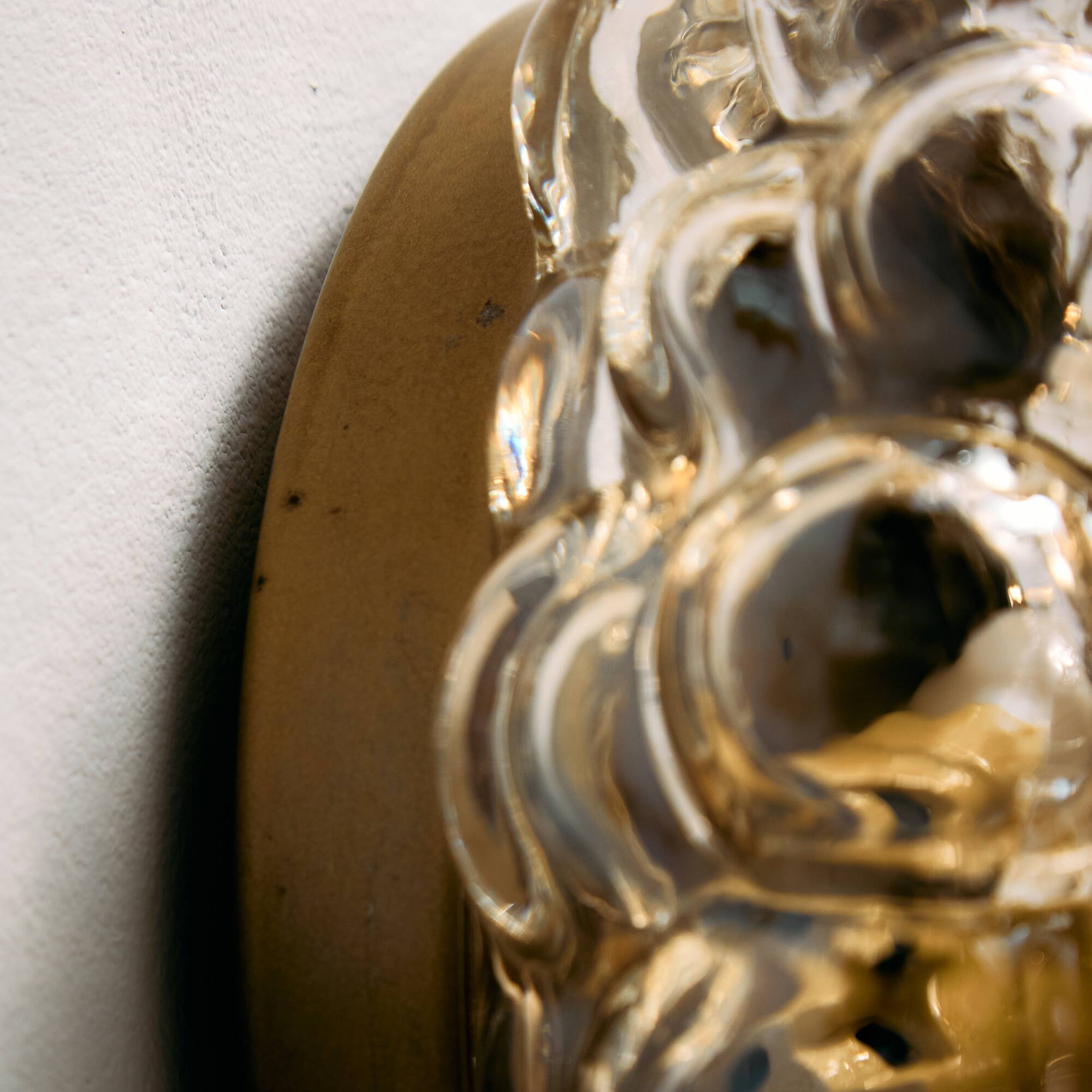 Bubble glass wall light by Helena Tynell for Limburg