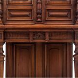 Buffet antique, europe occidentale, vers 1880.