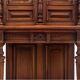 Buffet antique, europe occidentale, vers 1880.