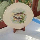 6 flat oval plates Salins