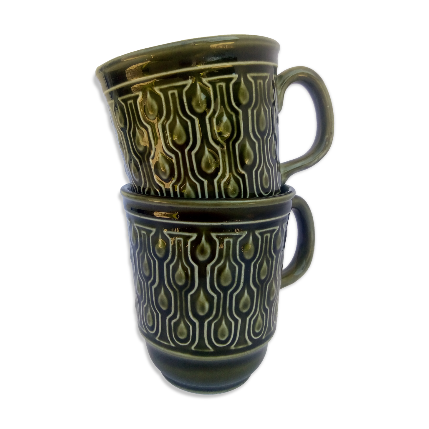 Lot de 2 tasses anglaises vintage