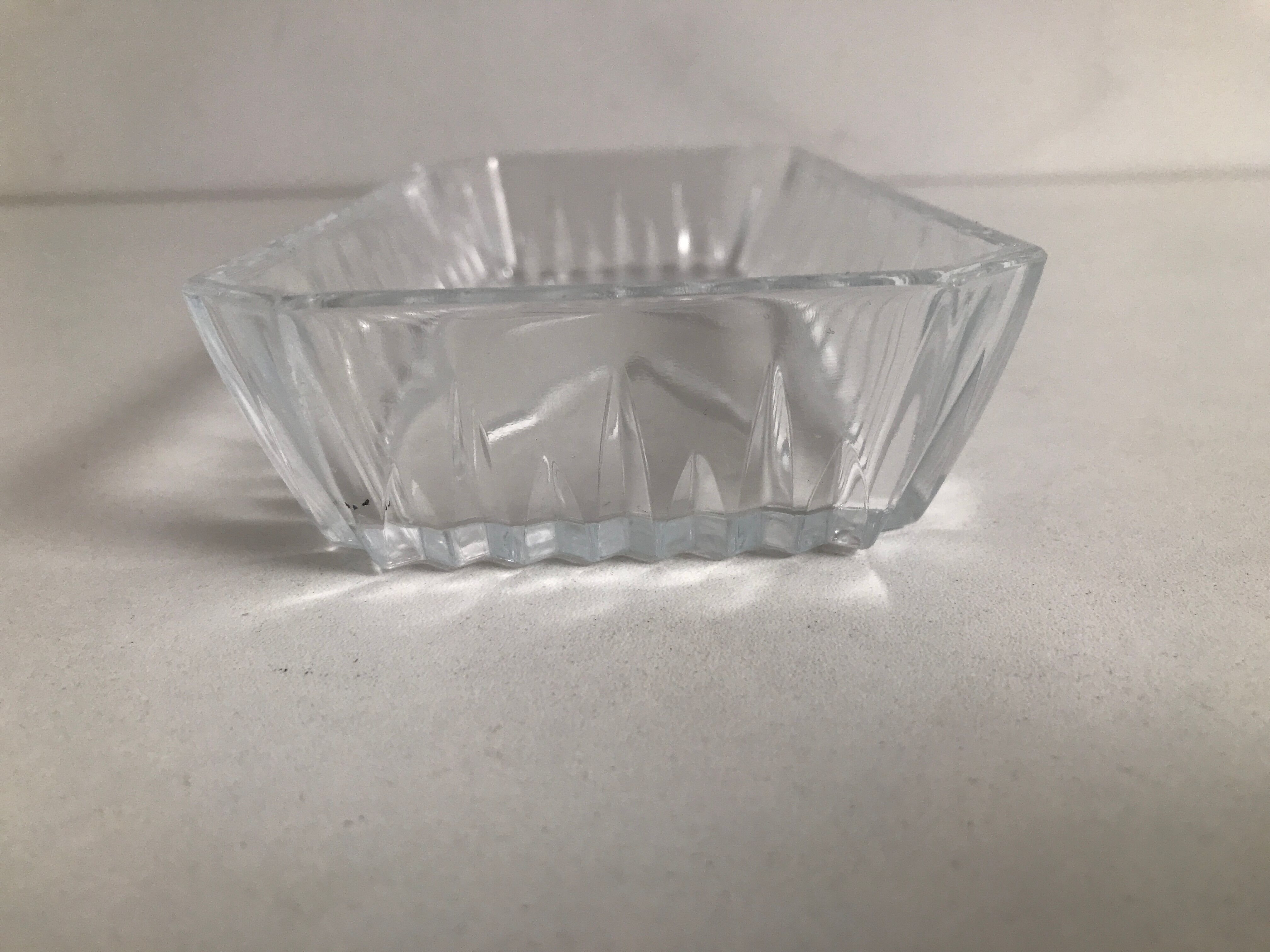 2 vintage glass aperitif cups