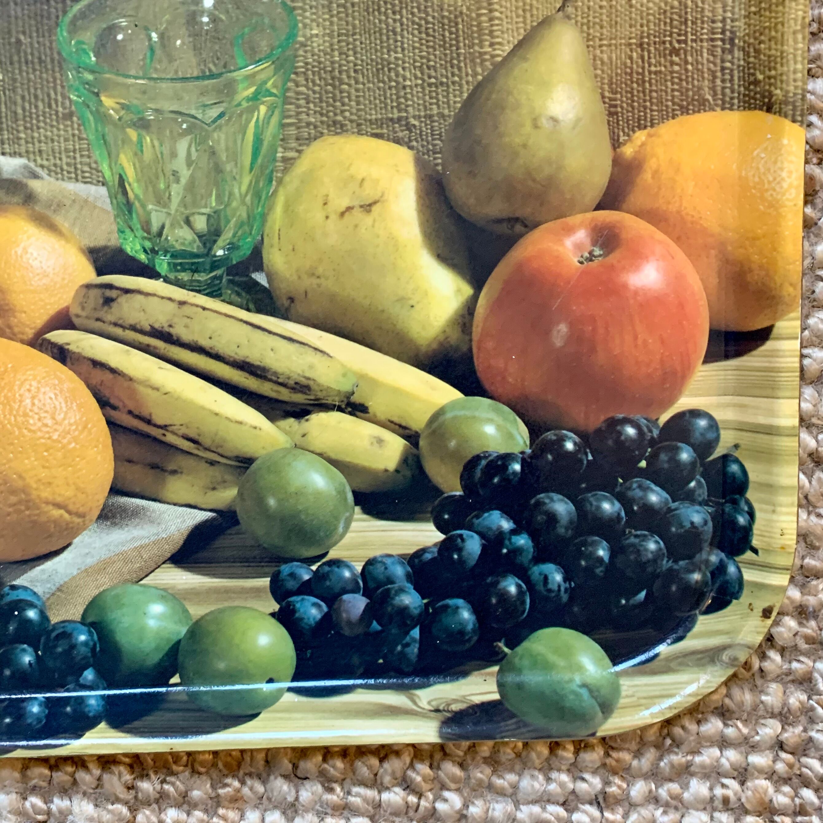 Vintage fiberglass tray