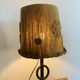 1950s wrought iron table lamp