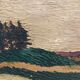 Landscape in vintage oil