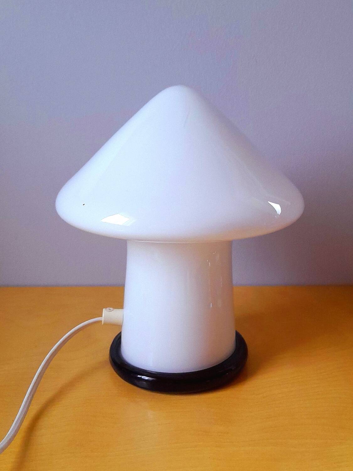 Murano glass mushroom lamp, 1970.