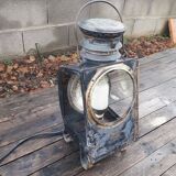 Large SNCF Gillet & Forest Lamp 1930
