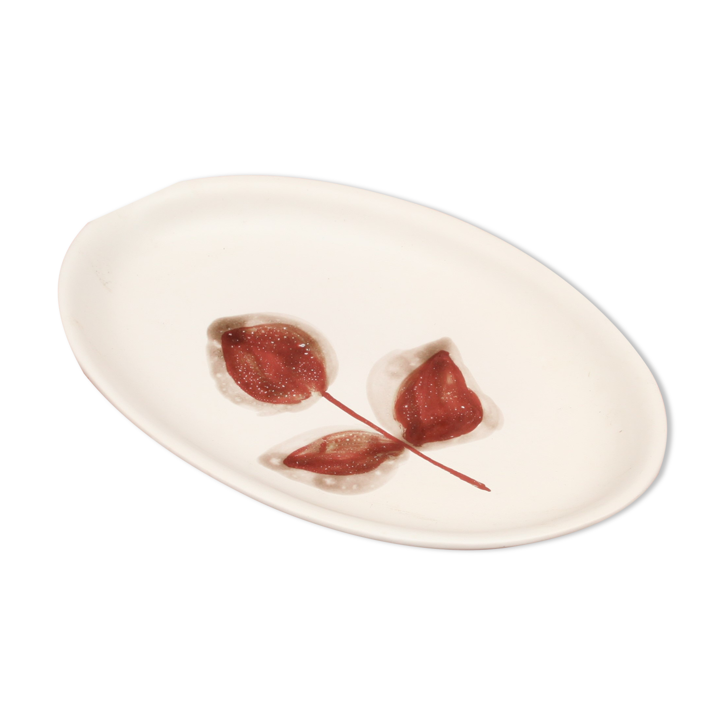 Oval dish Niderviller beech décor