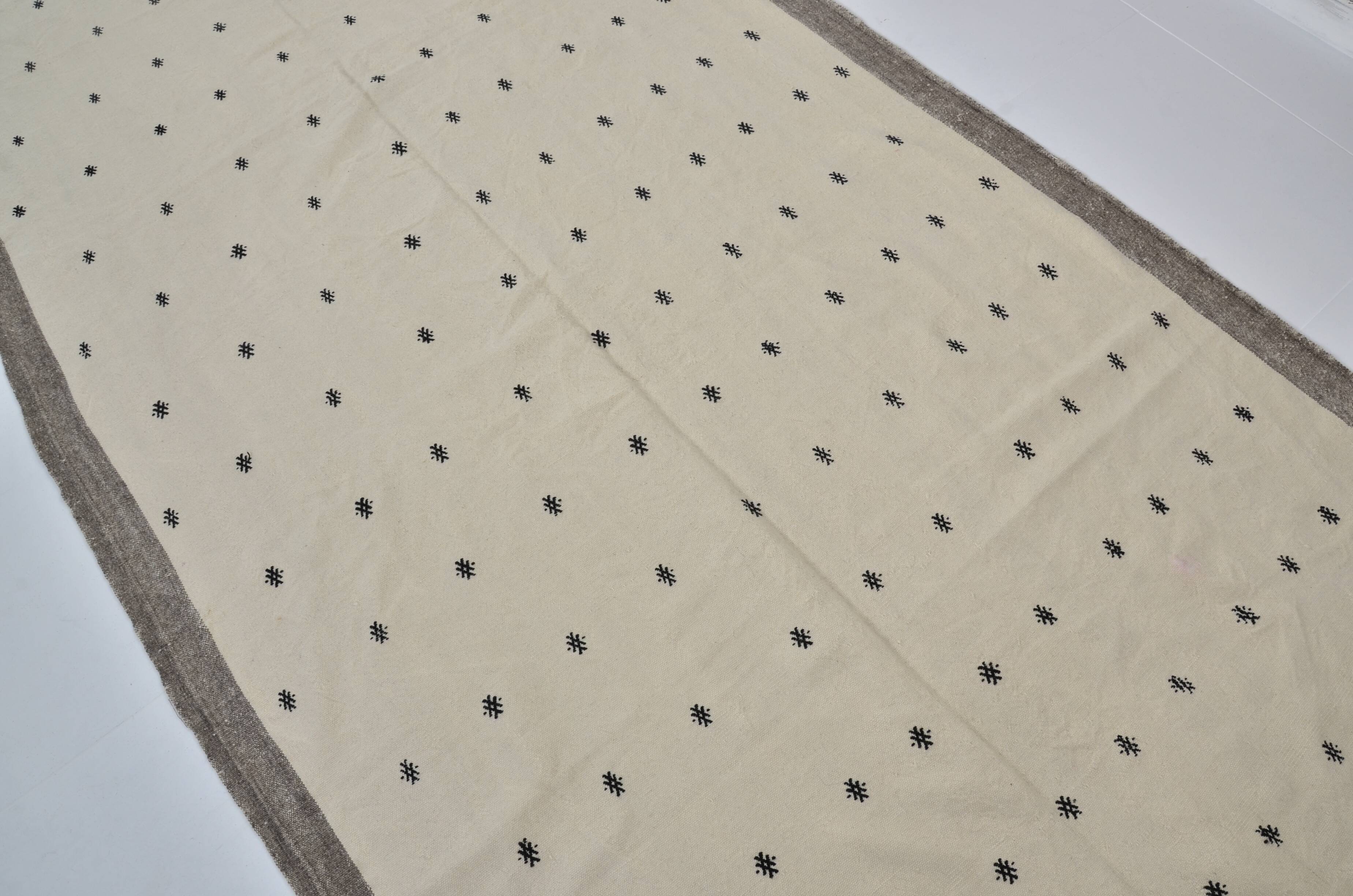 Turkish Handwoven Neutral Rug sku 3054