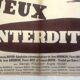 Affiche  cinéma " Jeux Interdits" 1952 Brigitte  Fossey