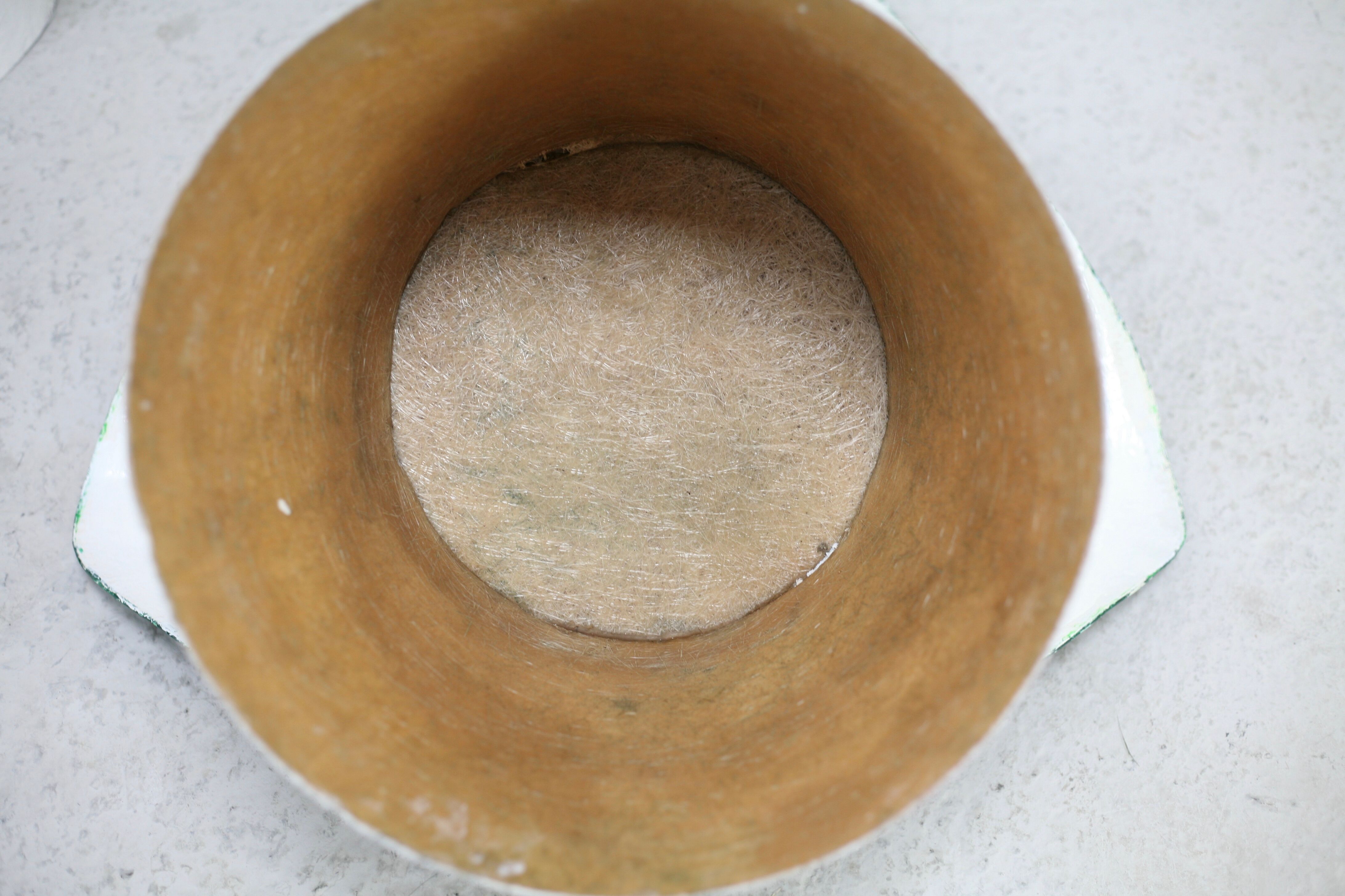 3 painted fiberglass “space age” armchairs. France, circa 1970