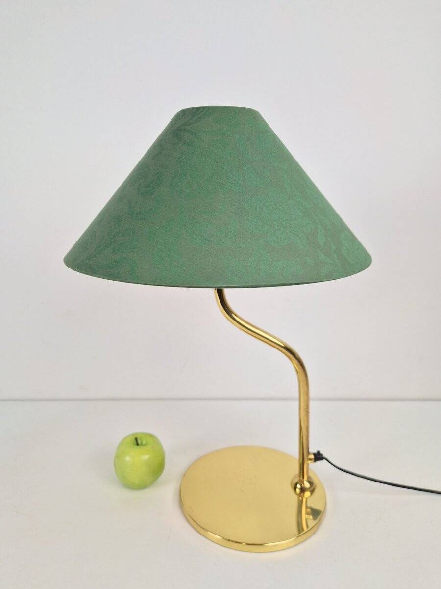 Vintage Regency Brass Table Lamp in the style of Josef Frank, 1960s