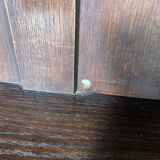 Large vintage wooden bookcase