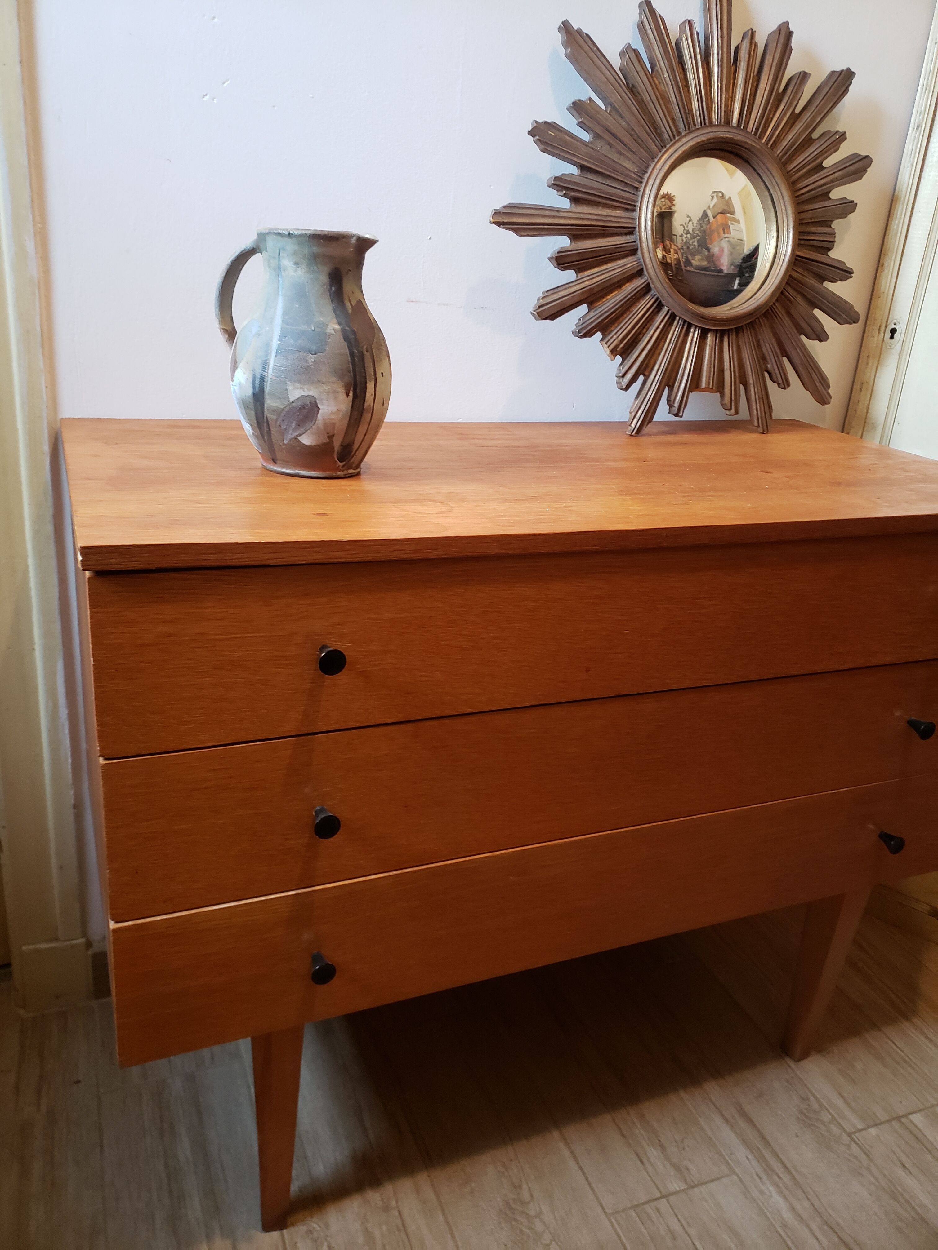 Commode vintage pied droit Aretha