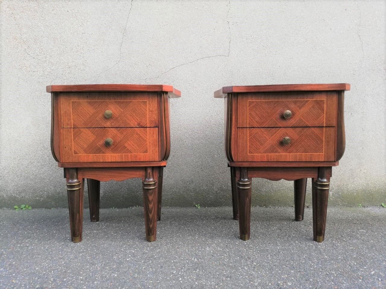 Pair of Art Deco bedside tables
