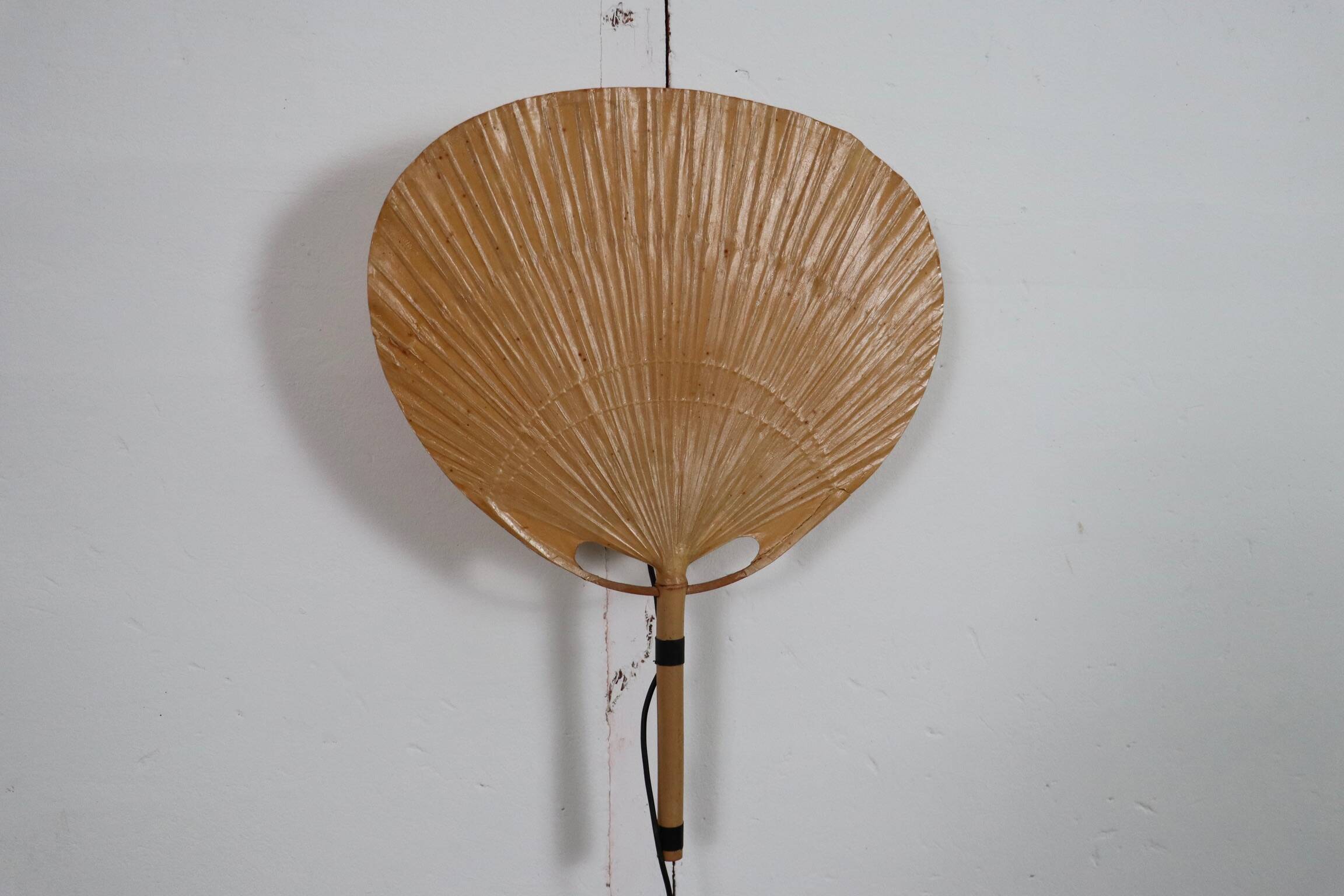 Pair Of Ingo Maurer Uchiwa III Wall Lamps For M-Design, 1973