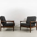 Vintage IKEA "Kolding" armchair by Erik Wørts for IKEA, 1960, pair of 2