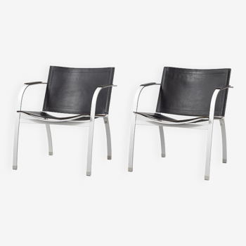 Pair of armchairs by Tord Björklund 80s
