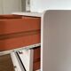 Commode peinte en taupe, 1950