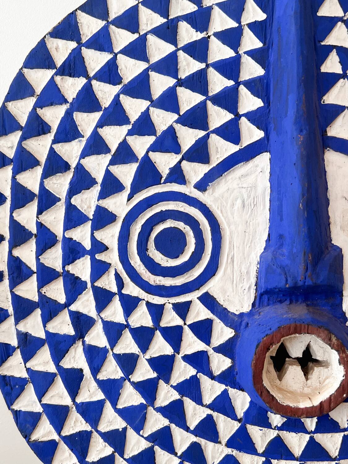 Masque soleil Bobo bleu (Burkina Faso)