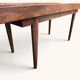 Vintage teak coffee table with a reversible top.