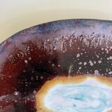 Plat en Céramique Émaillée Volcan "Bon Appétit"