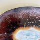 "Bon Appétit" Volcano Glazed Ceramic Dish