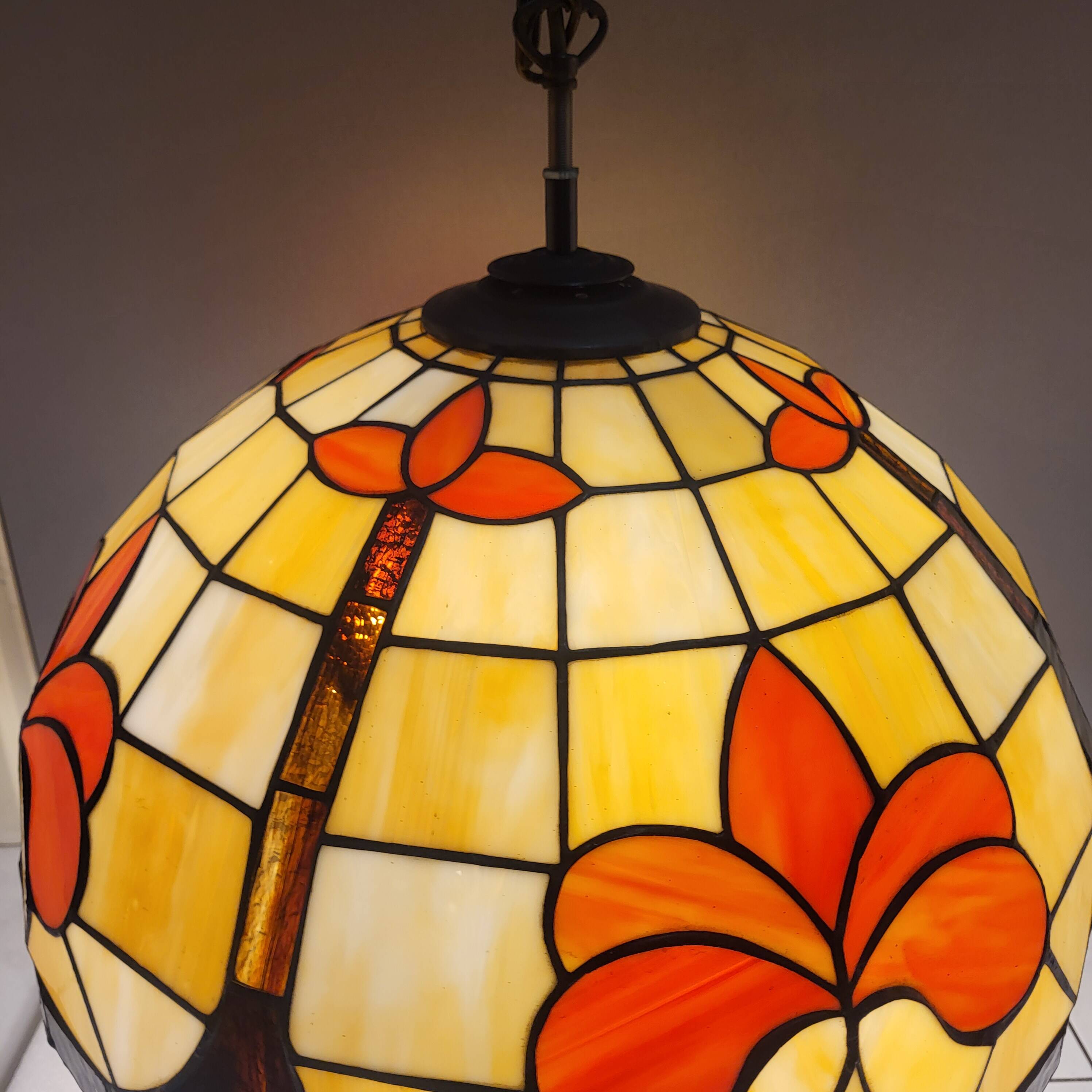 Large pendant light, art deco, vintage