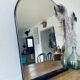 Black and gold art deco mirror - 81x69cm