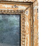 19th century mercury mirror patinated trumeau