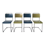 W.H. Gispen chairs, Model 101, Wood, Gebroeders van der Stroom, 2004