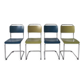 W.H. Gispen chairs, Model 101, Wood, Gebroeders van der Stroom, 2004