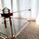 Coffee table in Altuglass "Romeo" 70s/80s