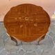 Louis xv style coffee table rosewood marquetry stamped skalski
