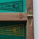 Large game box of backgammon, checkers