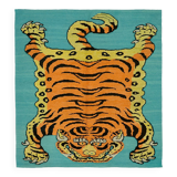 Turkish Handknotted Wool Tiger Rug  183 cm x 200 cm