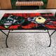 Vintage JG Picard ceramic coffee table