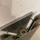 Pair of plexiglass and metal wall lamps, 1980