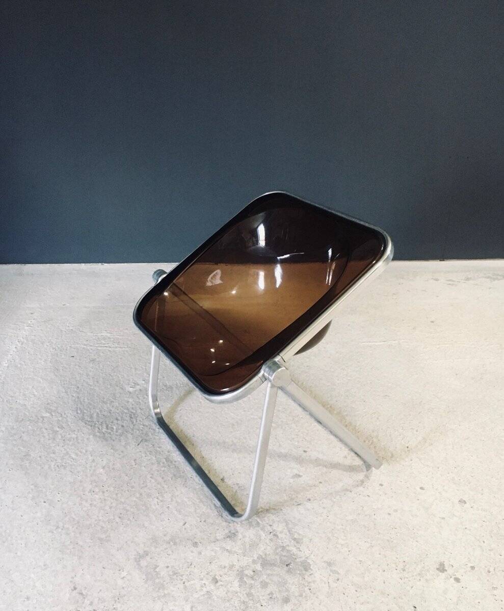 Mid-Century Modern Plona Chair by Giancarlo Piretti for Castelli, Italy, 1970s