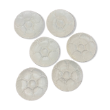 6 new oyster plates