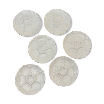 6 new oyster plates
